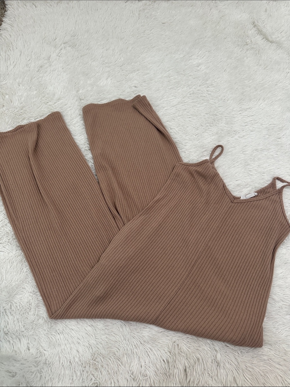 🍓 Talulah Ribbed Cropped Jumpsuit